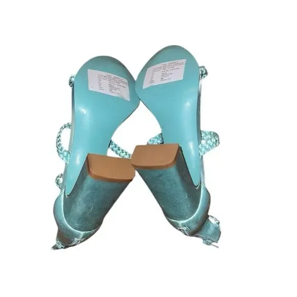 Betsey Johnson Elegant Blue Strappy Women's Sandals Size 6 - Picture 5 of 5